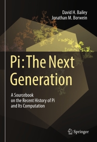 Cover image: Pi: The Next Generation 9783319323756
