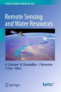 Cover image: Remote Sensing and Water Resources 9783319324487