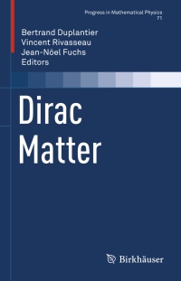 Cover image: Dirac Matter 9783319325354
