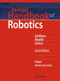 Titelbild: Springer Handbook of Robotics 2nd edition 9783319325507