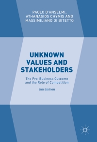 Cover image: Unknown Values and Stakeholders 2nd edition 9783319325903