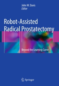 Cover image: Robot-Assisted Radical Prostatectomy 9783319326399