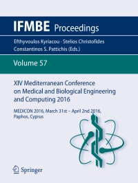 Omslagafbeelding: XIV Mediterranean Conference on Medical and Biological Engineering and Computing 2016 9783319327013