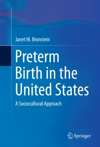 Cover image: Preterm Birth in the United States 9783319327136