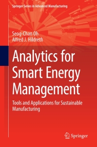 Cover image: Analytics for Smart Energy Management 9783319327280