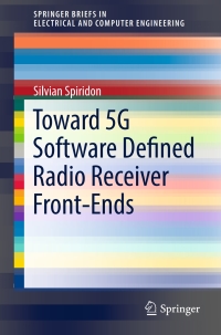 Titelbild: Toward 5G Software Defined Radio Receiver Front-Ends 9783319327587