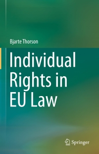 Cover image: Individual Rights in EU Law 9783319327709