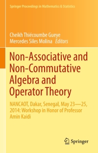 Imagen de portada: Non-Associative and Non-Commutative Algebra and Operator Theory 9783319329000