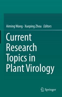 Cover image: Current Research Topics in Plant Virology 9783319329178