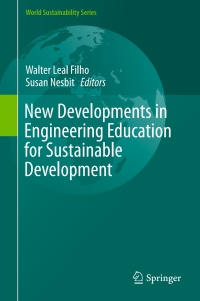 Cover image: New Developments in Engineering Education for Sustainable Development 9783319329321