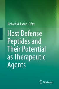 Cover image: Host Defense Peptides and Their Potential as Therapeutic Agents 9783319329475