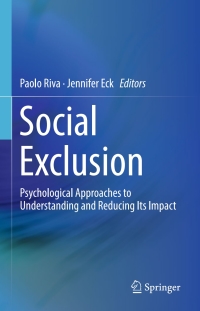 Cover image: Social Exclusion 9783319330310