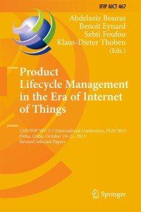 Titelbild: Product Lifecycle Management in the Era of Internet of Things 9783319331102