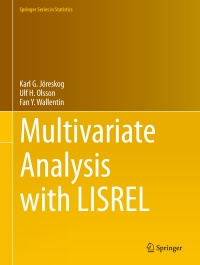 Cover image: Multivariate Analysis with LISREL 9783319331522