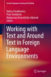 Cover image: Working with Text and Around Text in Foreign Language Environments 9783319332710