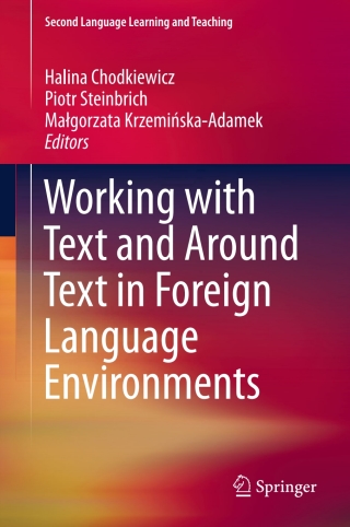 Omslagafbeelding: Working with Text and Around Text in Foreign Language Environments 9783319332710
