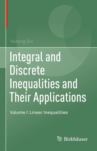 Imagen de portada: Integral and Discrete Inequalities and Their Applications 9783319333007