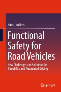 Cover image: Functional Safety for Road Vehicles 9783319333601