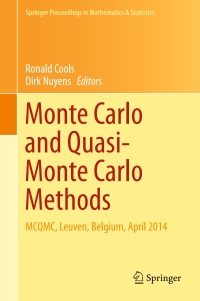 表紙画像: Monte Carlo and Quasi-Monte Carlo Methods 9783319335056