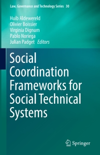 Titelbild: Social Coordination Frameworks for Social Technical Systems 9783319335681