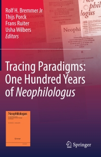 Titelbild: Tracing Paradigms: One Hundred Years of Neophilologus 9783319335834