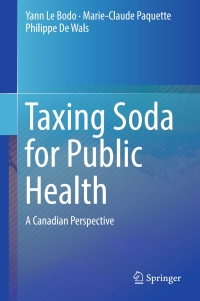صورة الغلاف: Taxing Soda for Public Health 9783319336473