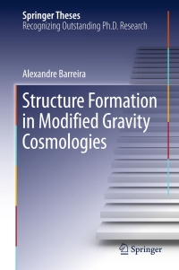 Imagen de portada: Structure Formation in Modified Gravity Cosmologies 9783319336954