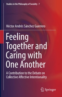 Cover image: Feeling Together and Caring with One Another 9783319337340