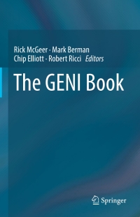 Cover image: The GENI Book 9783319337678