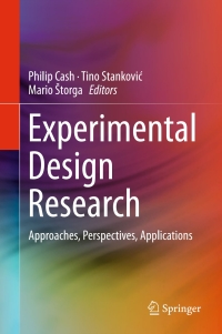 Imagen de portada: Experimental Design Research 9783319337791