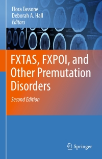 Imagen de portada: FXTAS, FXPOI, and Other Premutation Disorders 2nd edition 9783319338965