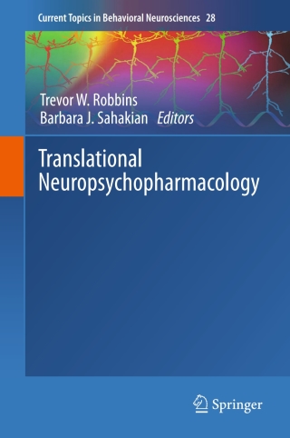 Imagen de portada: Translational Neuropsychopharmacology 9783319339115
