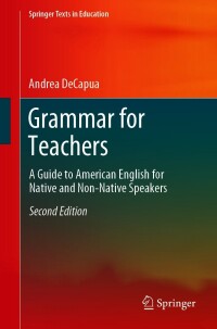 Cover image: Grammar for Teachers 2nd edition 9783319339146