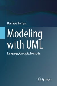 Imagen de portada: Modeling with UML 9783319339320