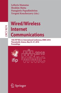 Cover image: Wired/Wireless Internet Communications 9783319339351