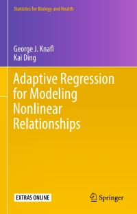 Cover image: Adaptive Regression for Modeling Nonlinear Relationships 9783319339443