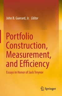 Cover image: Portfolio Construction, Measurement, and Efficiency 9783319339740