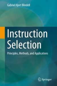 Cover image: Instruction Selection 9783319340173