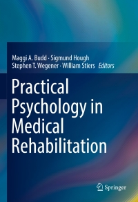 Cover image: Practical Psychology in Medical Rehabilitation 9783319340326
