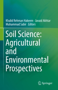 Cover image: Soil Science: Agricultural and Environmental Prospectives 9783319344492