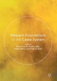 Cover image: Western Foundations of the Caste System 9783319387604