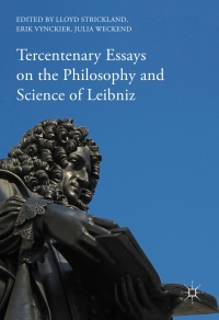 Cover image: Tercentenary Essays on the Philosophy and Science of Leibniz 9783319388298