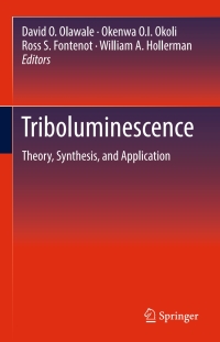 Cover image: Triboluminescence 9783319388410