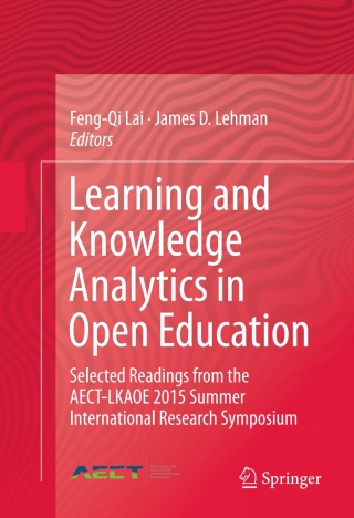 Cover image: Learning and Knowledge Analytics in Open Education 9783319389554