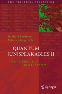 صورة الغلاف: Quantum [Un]Speakables II 9783319389851