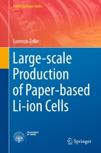 Omslagafbeelding: Large-scale Production of Paper-based Li-ion Cells 9783319390154