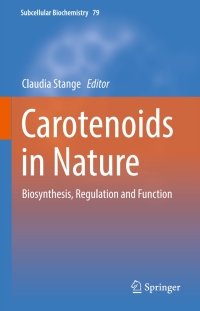 Cover image: Carotenoids in Nature 9783319391243