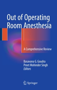 Immagine di copertina: Out of Operating Room Anesthesia 9783319391489