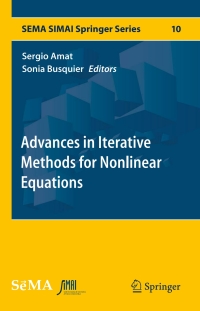 Imagen de portada: Advances in Iterative Methods for Nonlinear Equations 9783319392271