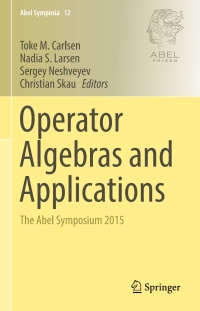 Imagen de portada: Operator Algebras and Applications 9783319392844